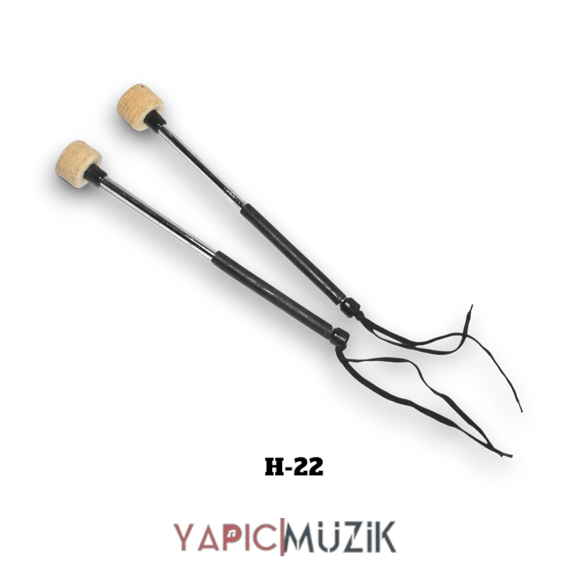 Yapıcı Bando Uzun Metal Davul Tokmağı, H-22