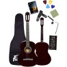 CG-3902CF Klasik Gitar 4/4 Yetişkin Boy Sap Ayarlı Full Set