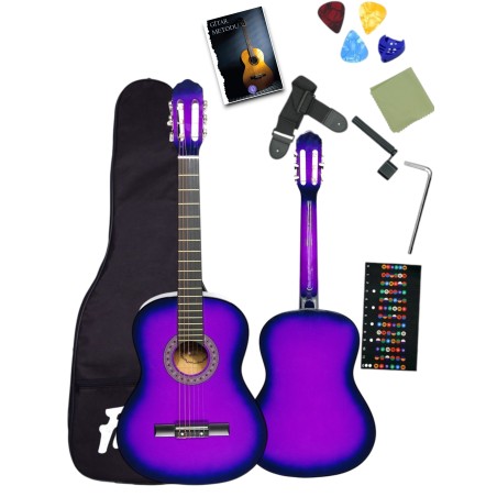 CG-3902PRS Klasik Gitar 4/4 Yetişkin Boy Sap Ayarlı Full Set