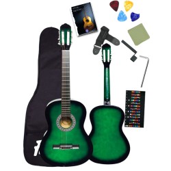 CG-3902GNS Klasik Gitar 4/4 Yetişkin Boy Sap Ayarlı Full Set
