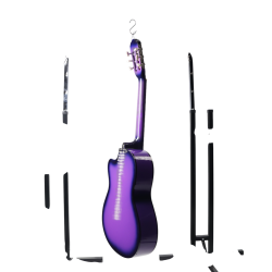 CG-3901PRS Klasik Gitar 4/4 Sap Ayarlı Kesik Kasa Full Set