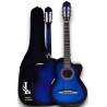 CG-3901BL Klasik Gitar 4/4 Sap Ayarlı Kesik Kasa Full Set