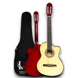 CG-3901NT Klasik Gitar 4/4 Sap Ayarlı Kesik Kasa Full Set