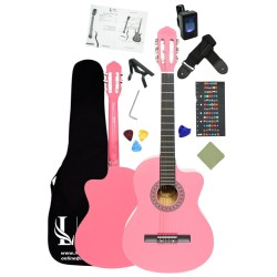 CG-3901PK Klasik Gitar 4/4 Sap Ayarlı Kesik Kasa Full Set