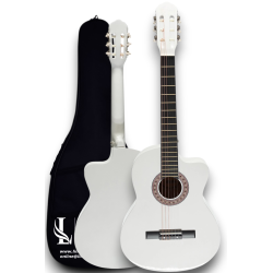 CG-3901WH Klasik Gitar 4/4 Sap Ayarlı Kesik Kasa Full Set