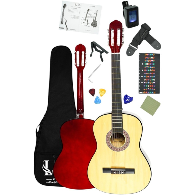 CG-3902NT Klasik Gitar 4/4 Yetişkin Boy Sap Ayarlı Full Set