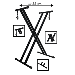 FRB-SM20 ÇİFT AYAKLI ORG STANDI