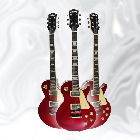 SİDNEY LP-02DRD Elektro Gitar – HHS Manyetik Sistemli Les Paul