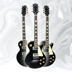 SİDNEY LP-02BK Elektro Gitar – HHS Manyetik Sistemli Les Paul