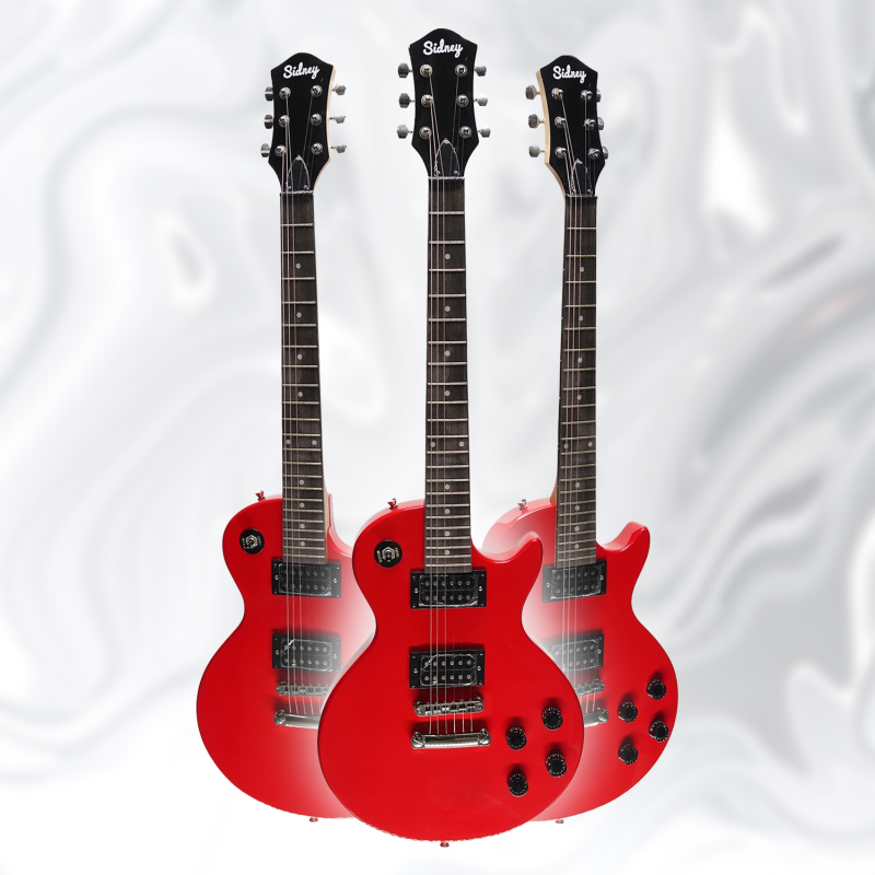 SİDNEY LP-01DRD Elektro Gitar – HHS Manyetik Sistemli Les Paul