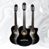 Sidney 4/4 Boy Kesik Kasa Klasik Gitar, SC-3900BK