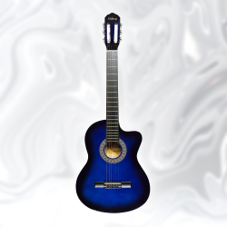 Sidney 4/4 Boy Kesik Kasa Klasik Gitar, SC-3900BLS