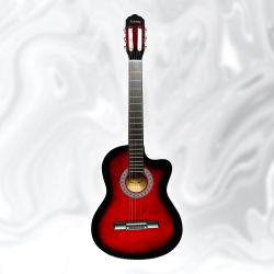Sidney 4/4 Boy Kesik Kasa Klasik Gitar, SC-3900RDS