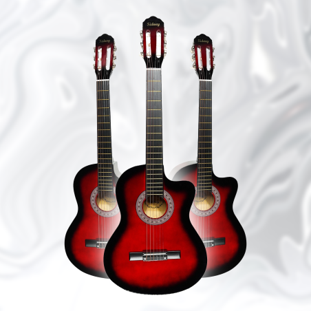 Sidney 4/4 Boy Kesik Kasa Klasik Gitar, SC-3900RDS