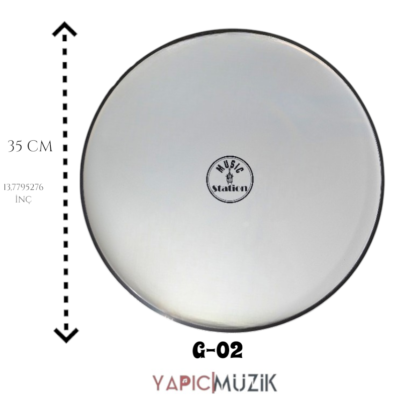 Yapıcı Bando 35 cm. Trampet Cam Derisi, G-02