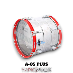 Yapıcı Bando Plus 35 cm. Paslanmaz Trampet İTH. Mekanizma İTH. Kortlu Askı Kayışlı ve Sopalı Set, A-05