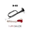 Yapıcı Bando İskoç Borusu (Nikelajlı/Kromajlı, Metal Ağızlık), D-03